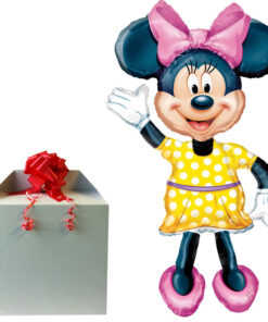 minnie mouse balloon in a box