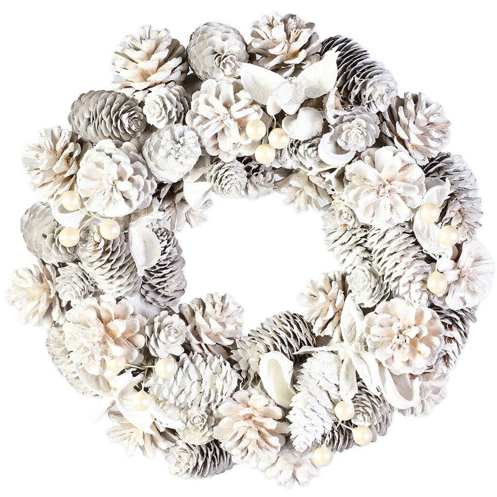 original_personalised-luxury-frosted-pine-cone-wreath(1) VENČEK